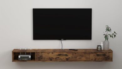 How We Transformed Our Space with the Pmnianhua Rustic Floating TV Stand