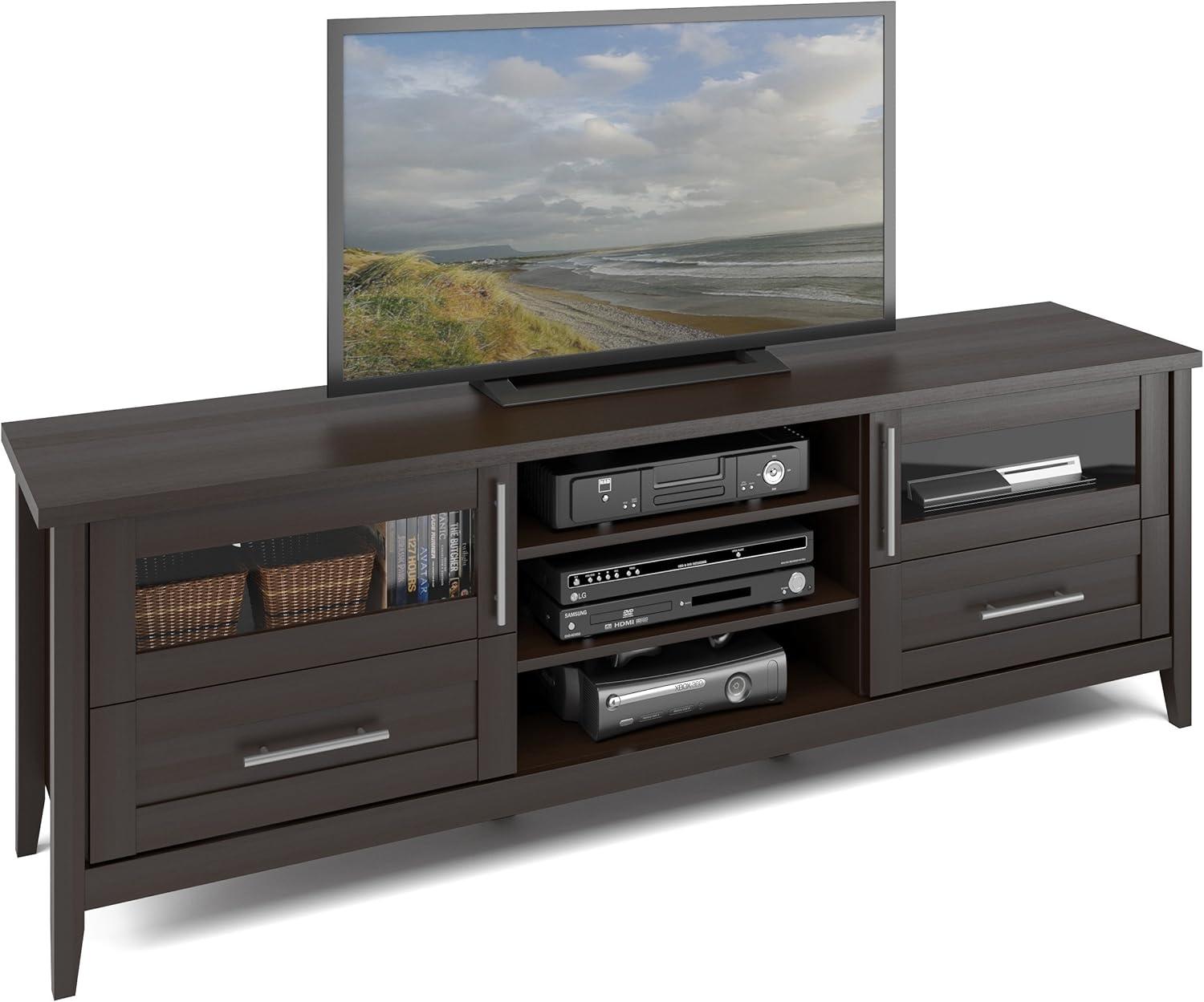 Our Honest Take on the CorLiving Jackson TV Stand for Large TVs