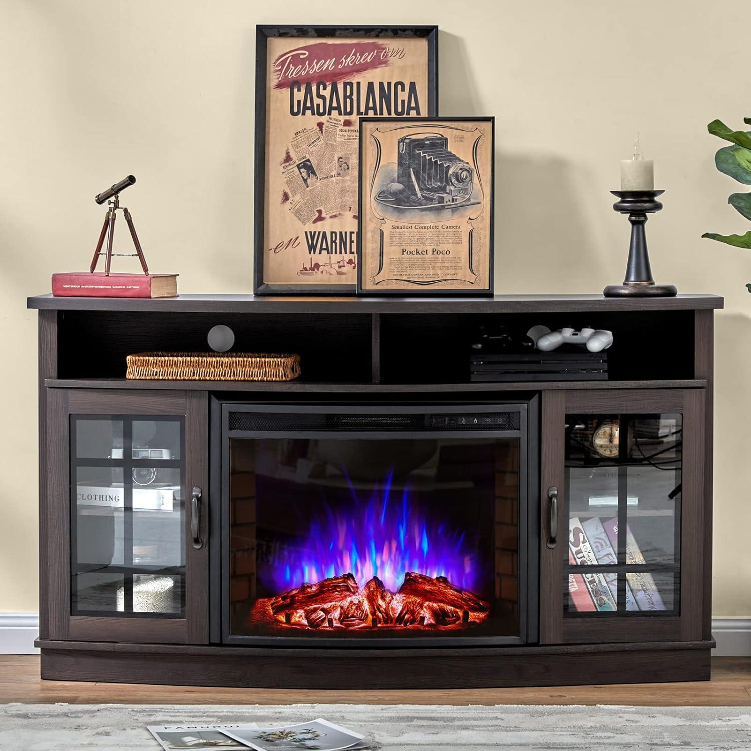 Cozy Elegance: Our Take on the AMERLIFE Fireplace TV Stand