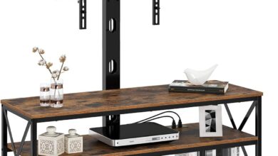 Our Take on the Seventable 43″ Swivel TV Stand: Style Meets Sturdiness