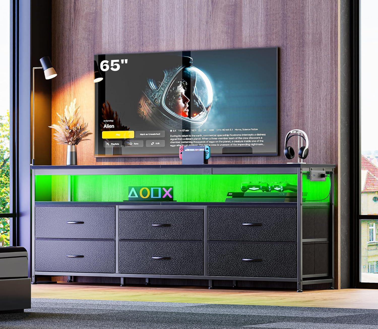 Our Take on the Huuger 63″ TV Stand: Stylish, Sturdy & Space-Smart