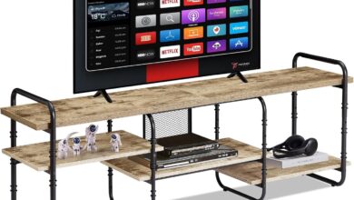 How We Organized Our Space with the VECELO 65-Inch TV Stand