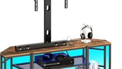 Our Honest Take: Swivel LED TV Stand with Power Outlet Reviewed