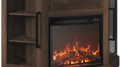 Cozy Corner TV Stand Review: Style, Storage & Fireplace Warmth