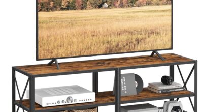 Our Take on the VASAGLE TV Stand: Sturdy, Stylish, and Spacious