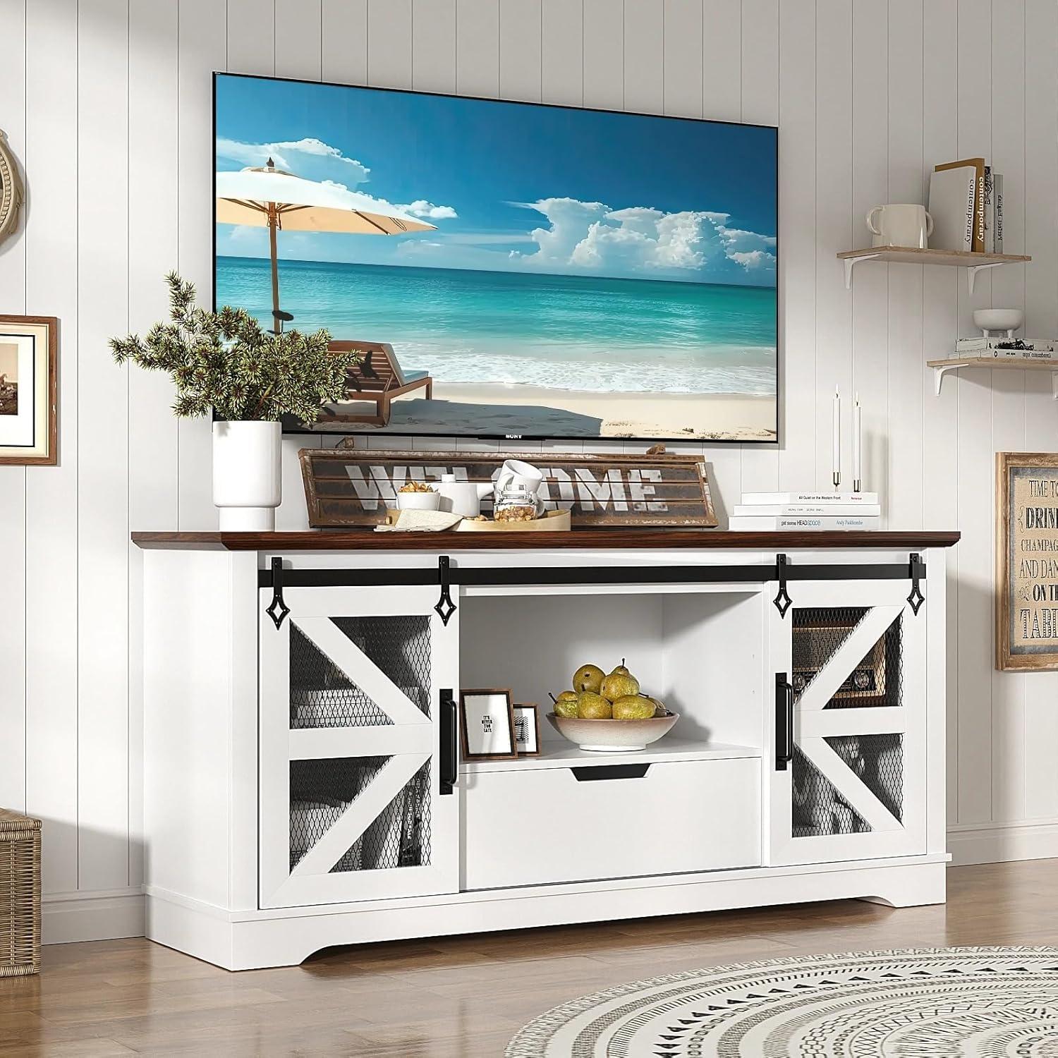 How We Found the Perfect Blend: Modern Farmhouse TV Stand Review