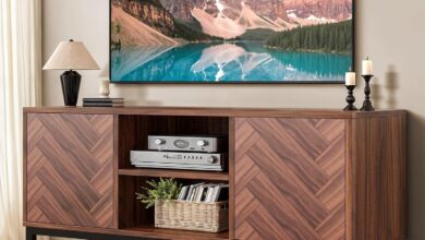 Why We Loved the DWVO Farmhouse TV Stand (But It’s Sold Out)