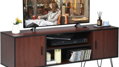 Our Honest Take on the 59″ Teak TV Stand: Stylish and Functional