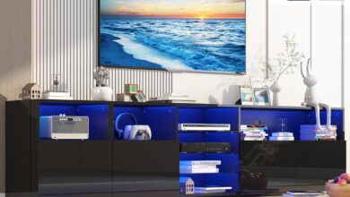 Why We Chose the 79IN LED TV Stand for Our Living Room Setup