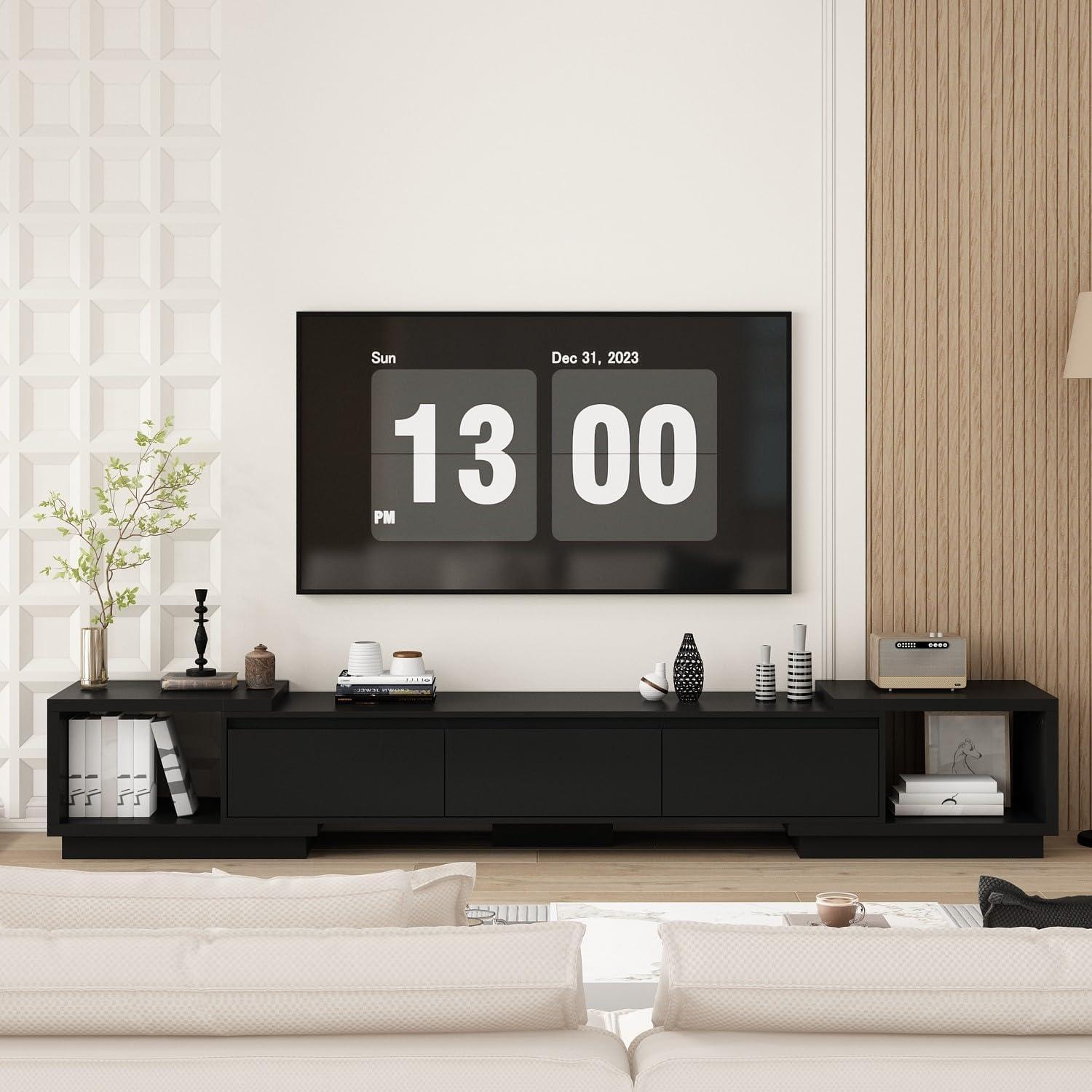 How We Maximized Our Space with the FAMAPY Extendable TV Console