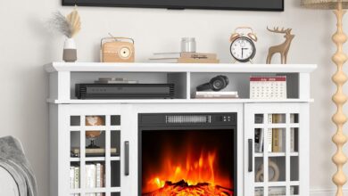 Cozy Meets Function: Our Take on the TRONLEE Fireplace TV Stand