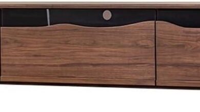 Our Take on the Modern Retro TV Stand with Ample Storage Space