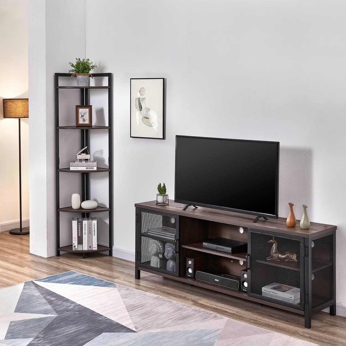 Our Take on the FATORRI Rustic Industrial TV Stand: Sturdy & Stylish