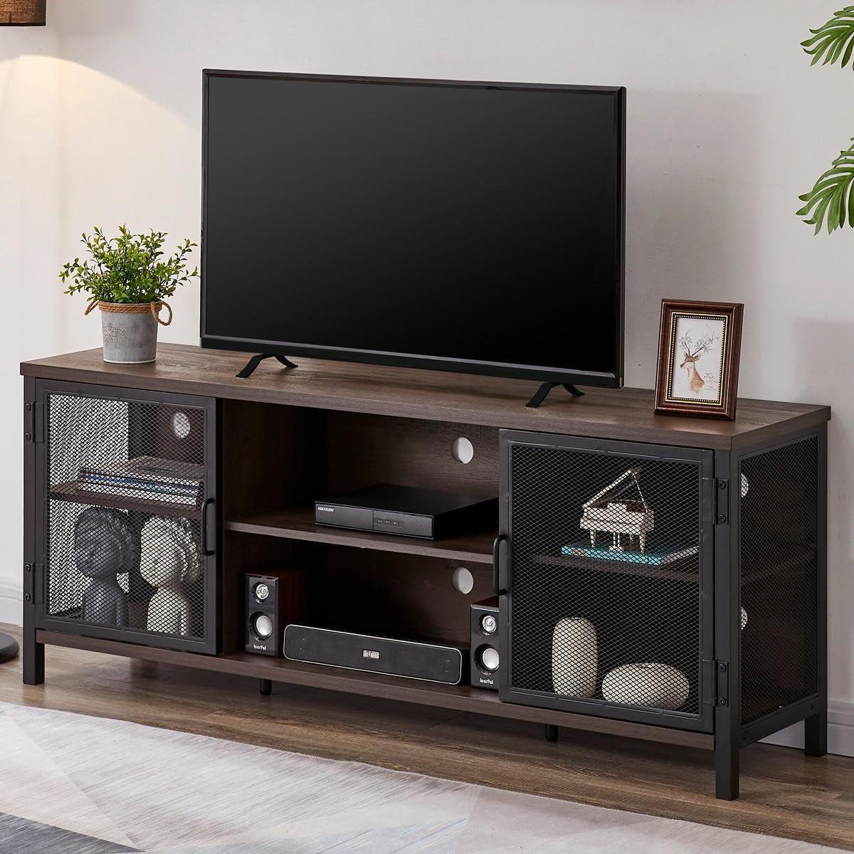 Our Take⁣ on the FATORRI Rustic Industrial TV Stand: Sturdy &⁣ Stylish