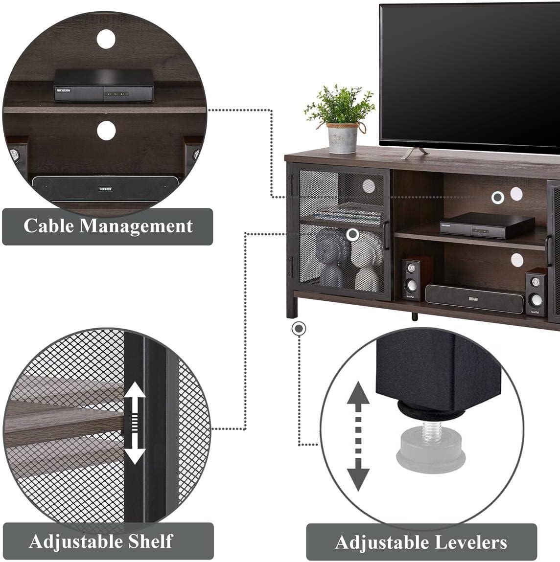 Our ⁢take on the ​FATORRI Rustic Industrial TV Stand:⁢ Sturdy ‌& Stylish