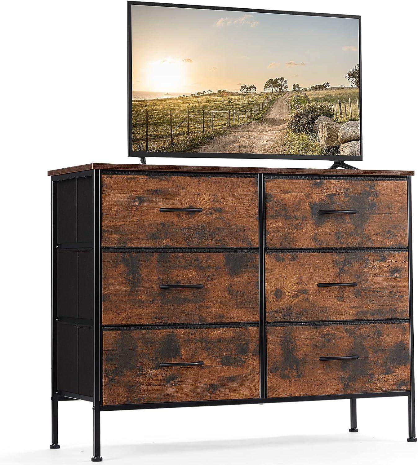 Our honest Take on the Sweetcrispy 6-Drawer Dresser & TV Stand