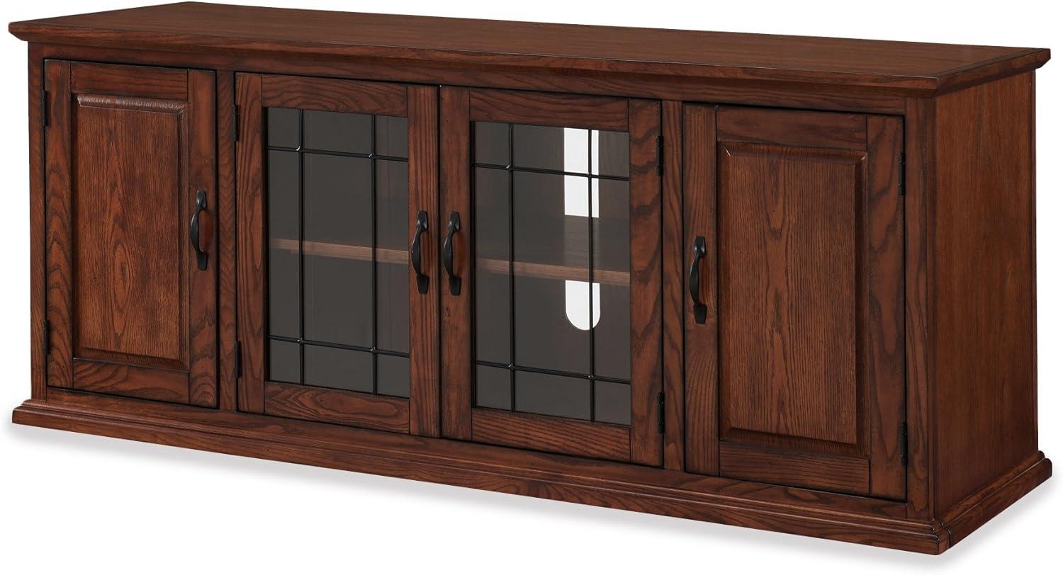 Our Take‍ on the leick Home burnished Oak TV Stand for 65