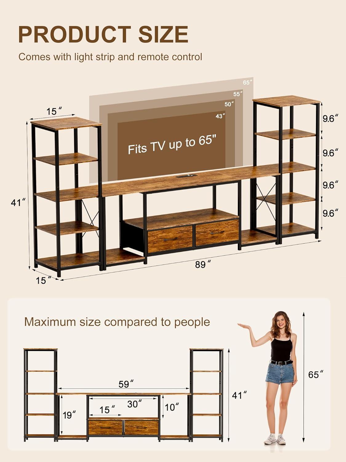 Our Review of the LovaraS TV Stand: Stylish, Spacious & Smart