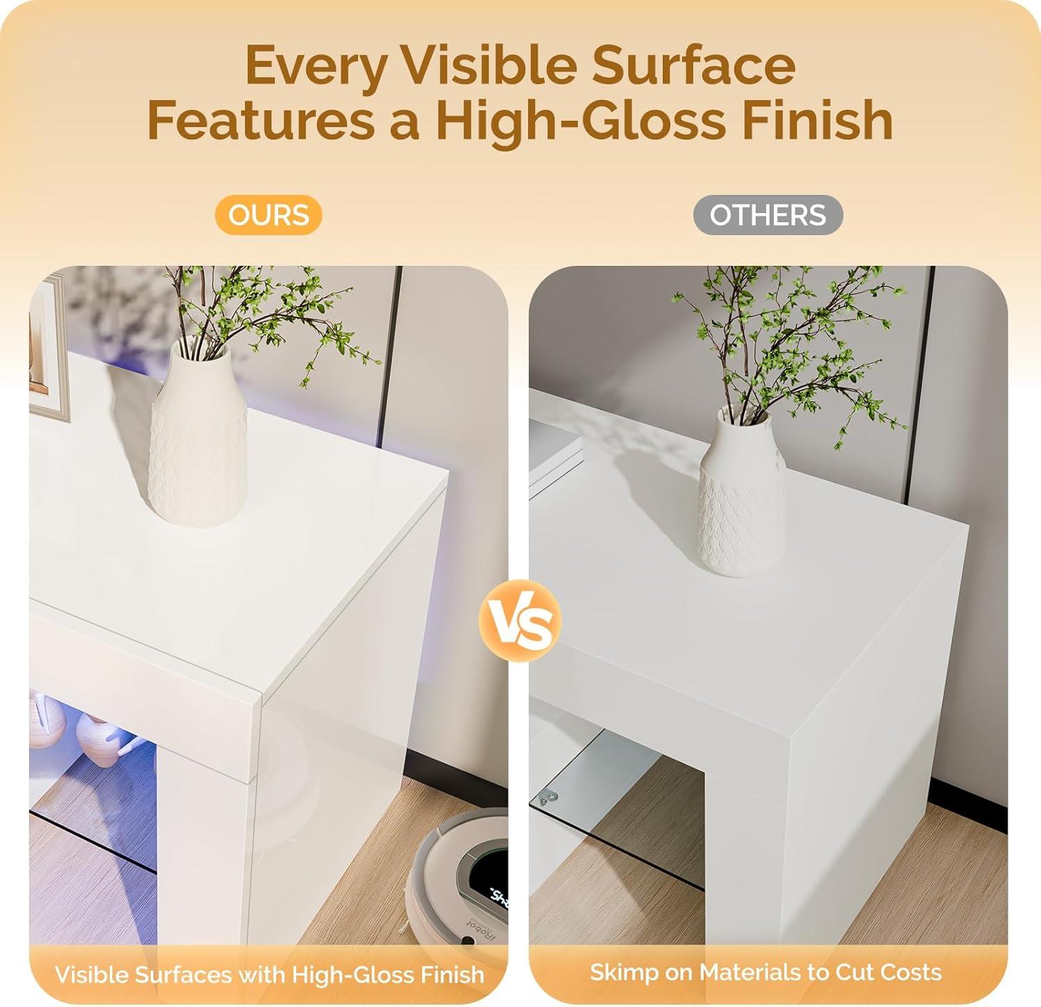 Our Honest Take on the VINGLI 67'' LED TV Stand with Storage & Lights