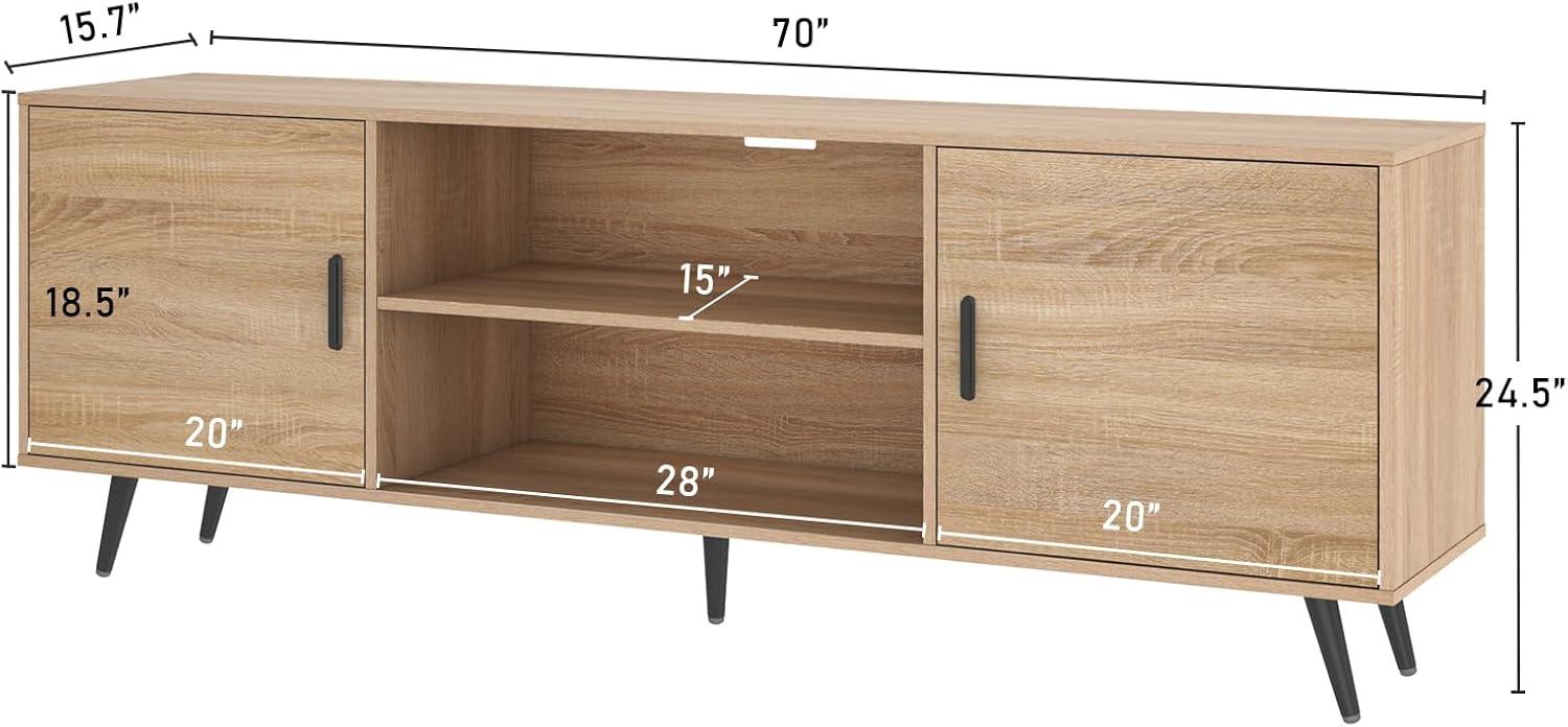 Our Take on the AUXSOUL mid Century modern TV Stand: Style & Storage