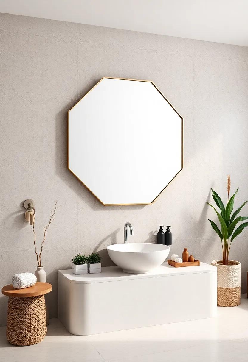 Octagonal Mirror: Stand⁣ out with a chic octagonal design that adds ​a⁣ geometric twist to ⁤traditional mirror shapes