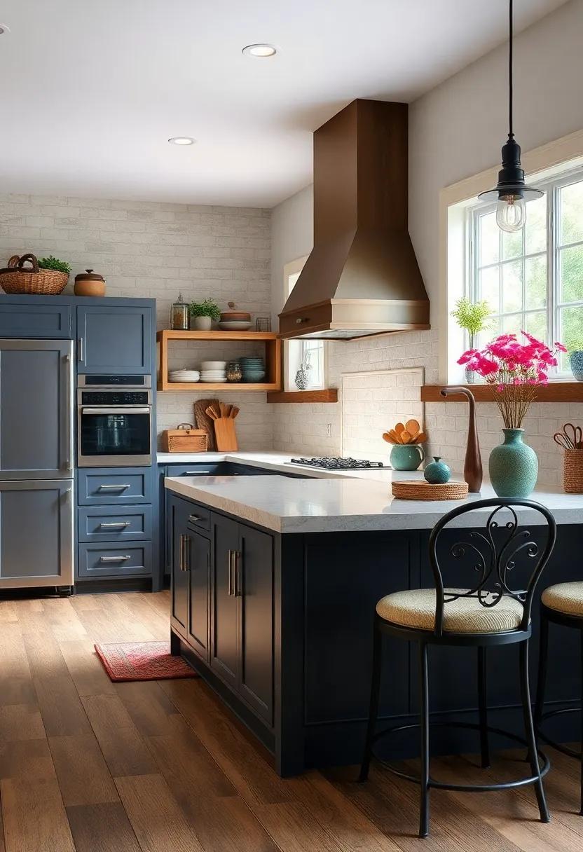 Iron Trivets and Accessories: Incorporate decorative iron trivets or utensil holders to blend functionality with rustic style effortlessly