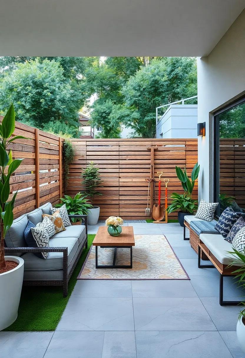 Garden⁤ Pathway Fence: An⁤ innovative fence ⁢design that acts as a boundary while providing storage‍ for‍ garden tools used along the pathway