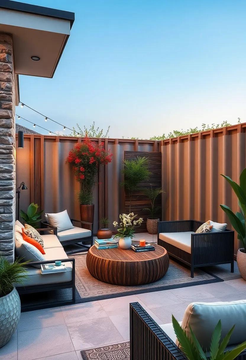 Weatherproof Storage Fence: A‍ robust fence featuring waterproof⁤ storage compartments, perfect for securing cushions and ⁤outdoor⁤ fabrics against ⁣the elements