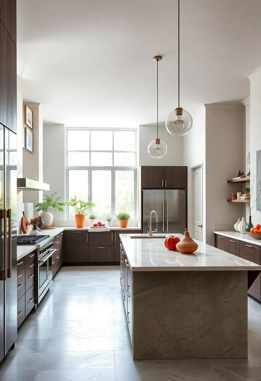 artistic Accents:​ Elevate your kitchen⁣ island design with unique art pieces or‍ sculptures that reflect your personal⁢ style and inspire ‍creativity in‍ the kitchen