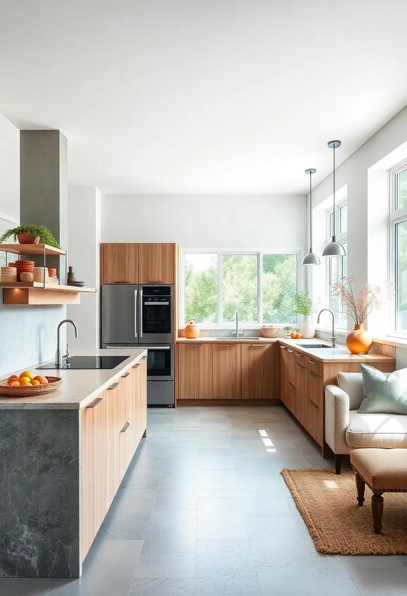 Integrated ‌Appliances: Consider designing an island that accommodates built-in appliances, creating a streamlined look without compromising functionality