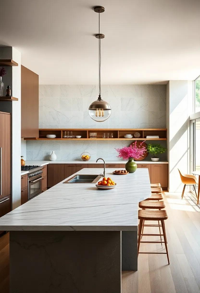 Multi-functional marvel:‍ Choose an island that serves as both a prep area and a dining spot, with integrated seating to maximize utility without sacrificing style