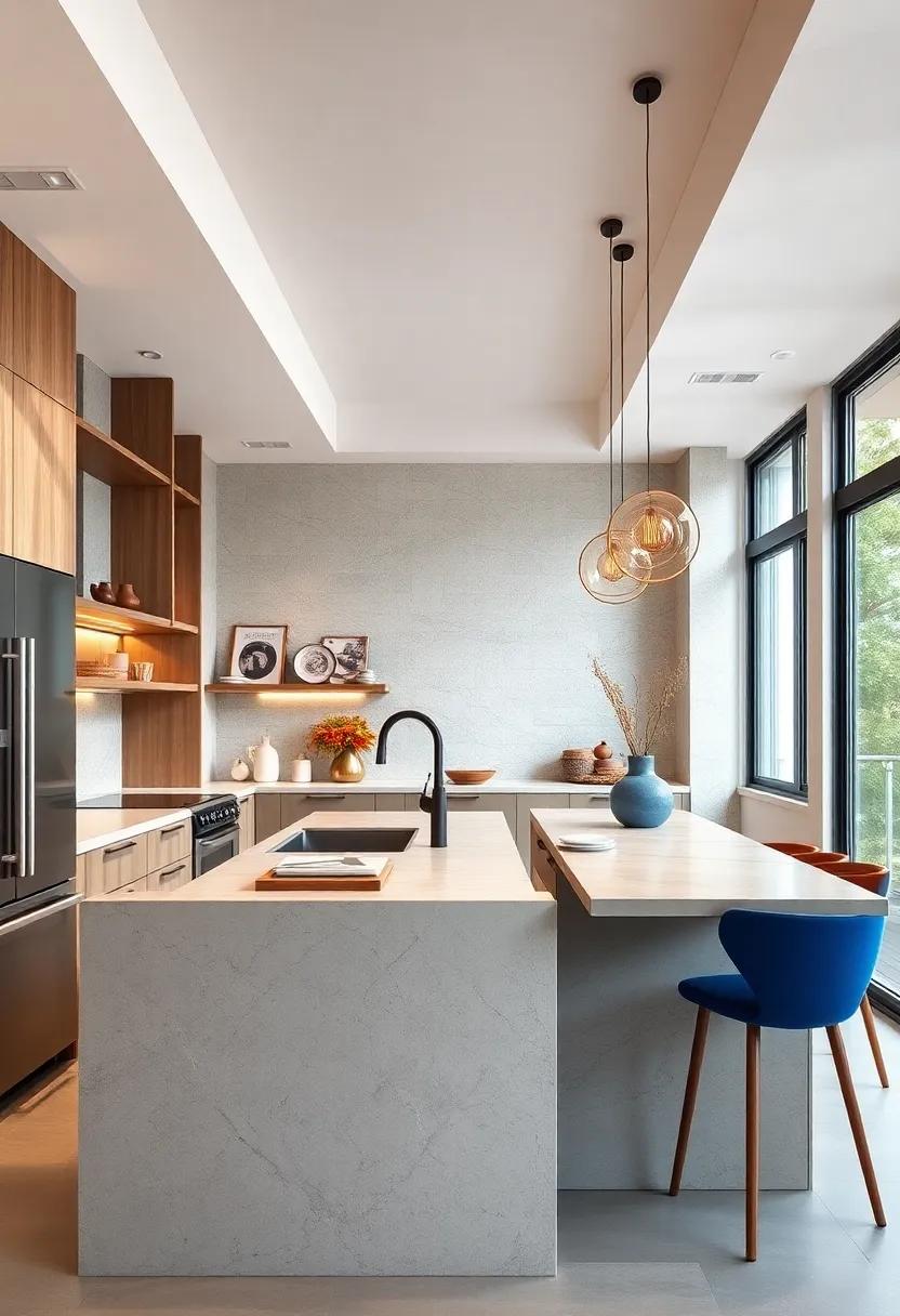 Smart Tech Integration: incorporate charging ports and hidden⁤ electrical outlets in your⁤ island design to⁤ keep technology at your fingertips