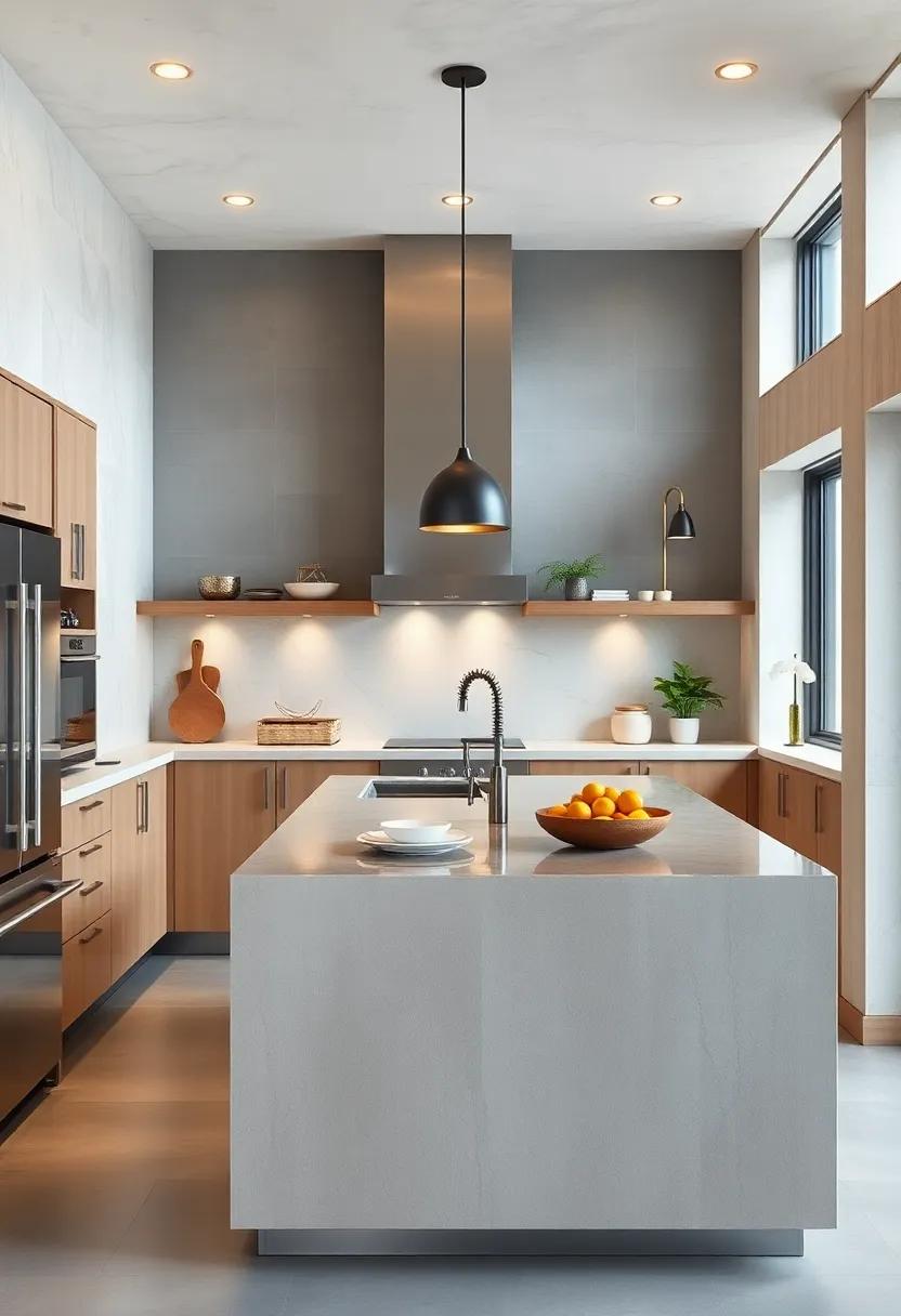 Stainless ‍Steel ⁢Sophistication: Use stainless steel for ​your‌ kitchen island to create a contemporary industrial look that is both chic and easy ‌to clean