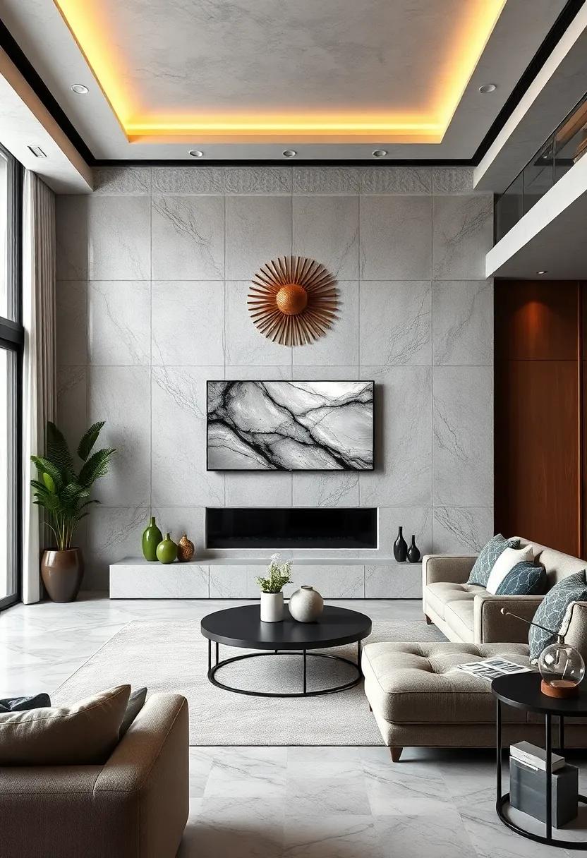 modern Monochrome: Keep ‌it sleek with‌ a monochromatic color palette that unifies the TV wall with the rest of your decor for a sophisticated look