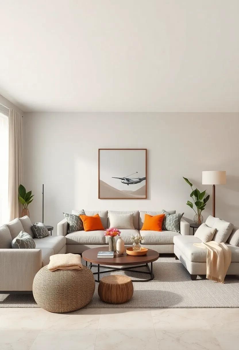 Personal Touches: incorporate sentimental pieces in light gray and beige shades, ensuring your space reflects your personality and makes it feel like home