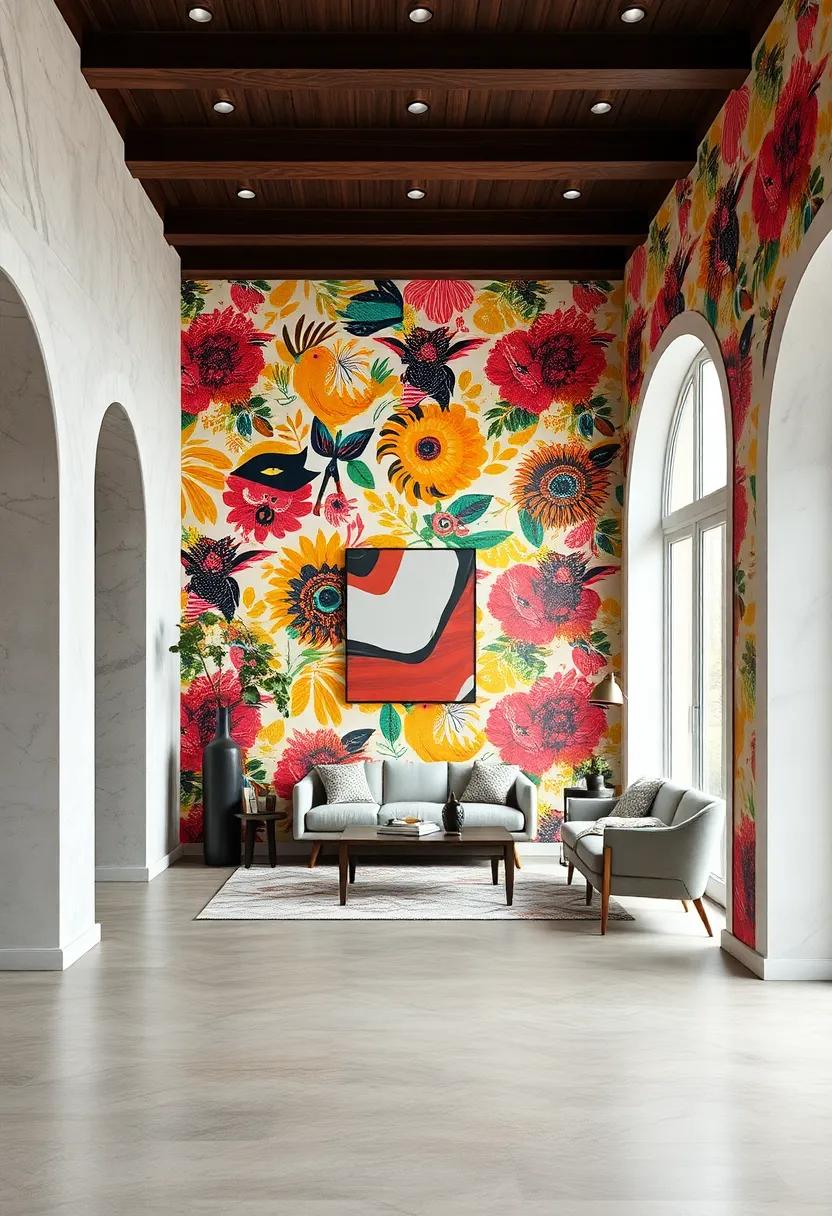 Retro pop​ art: Bright and bold pop art designs that create an upbeat atmosphere,⁣ perfect for the creative⁢ home