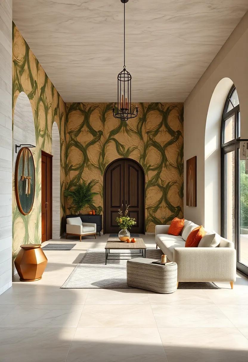 Rustic charm:⁢ Earthy ⁣tones and textures that link nature and home, perfect for a warm, ​welcoming entry