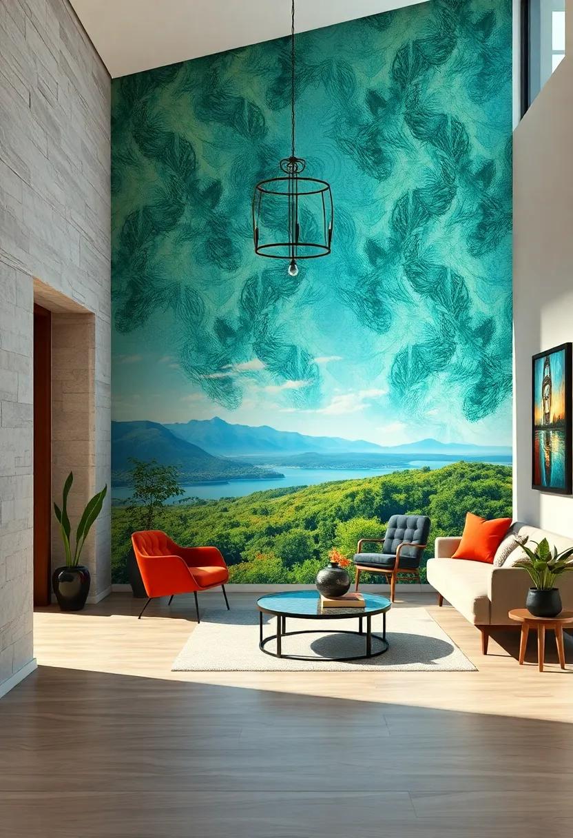 Scenic landscapes: Wallpaper showcasing beautiful ‌vistas and nature scenes, providing a momentary escape as you step inside