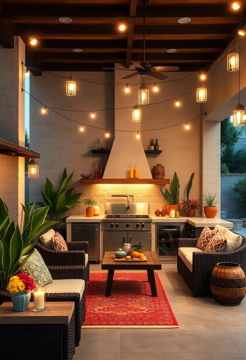 Decorative Lighting: Set the mood with festive string lights or lanterns, perfect for illuminating ⁣evenings filled with laughter and good food