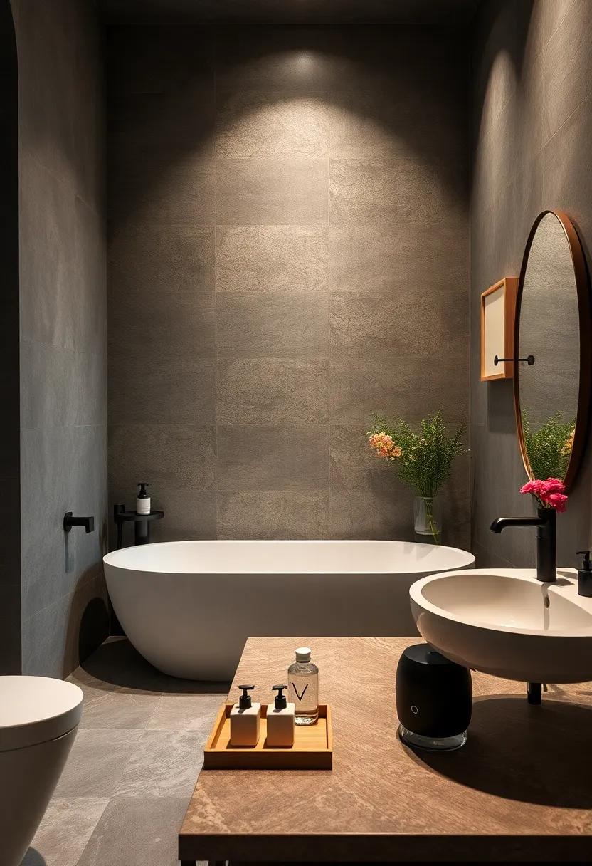 Curate Bath Accessories:‍ Choose stylish soap dispensers, trays,‌ and containers that complement your⁢ decor and enhance‍ the overall aesthetic