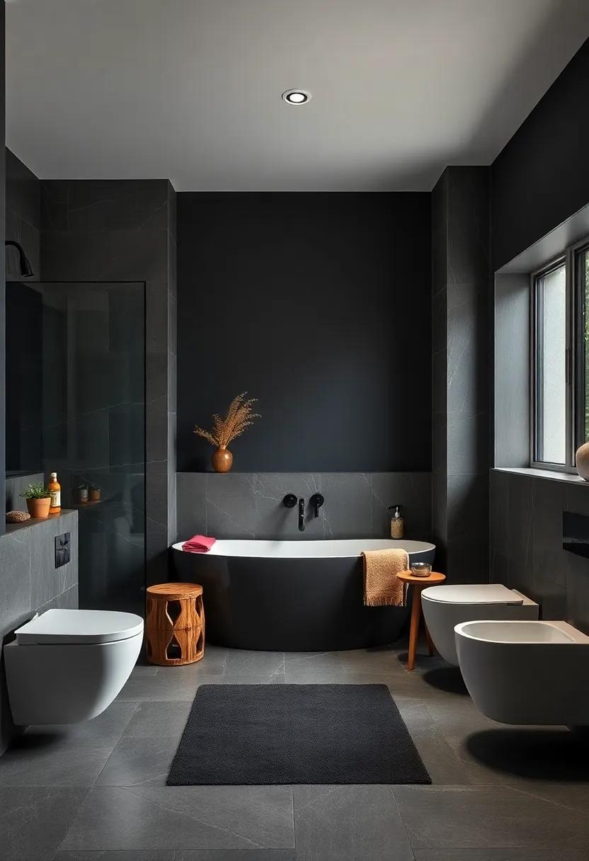 Embrace ⁣Dark Colors: Swap out bright whites‍ and pastels‍ for deep⁢ hues ‌like navy, charcoal, or rich green to create an intimate atmosphere