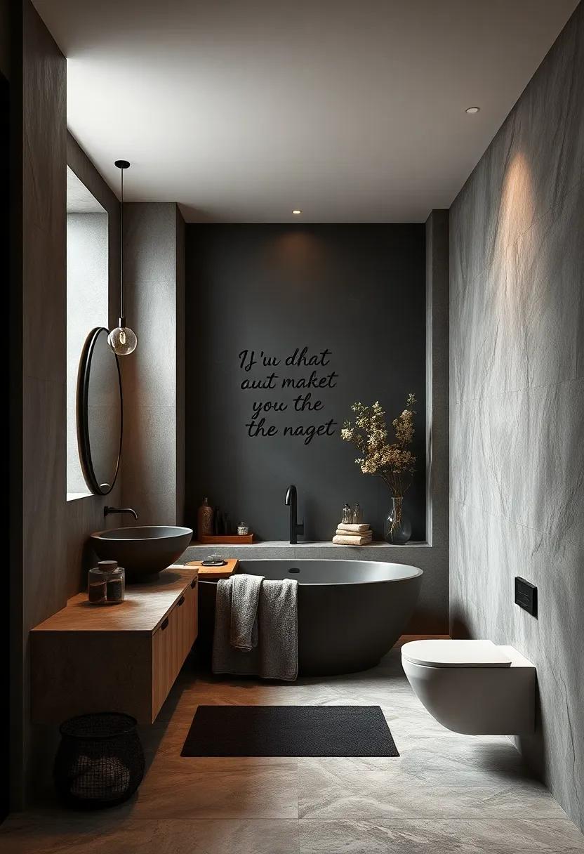 Personalize with Text: Add a meaningful quote or ⁢poetry on the walls to inspire positivity⁢ and ⁤relaxation during your time in the bathroom