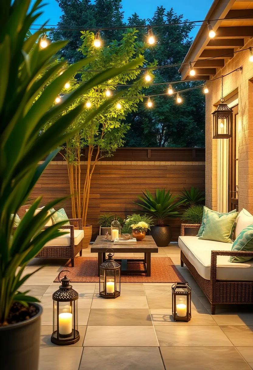 Reflective surfaces:‌ Position lanterns strategically near reflective surfaces like mirrors or water features to amplify their enchanting glow