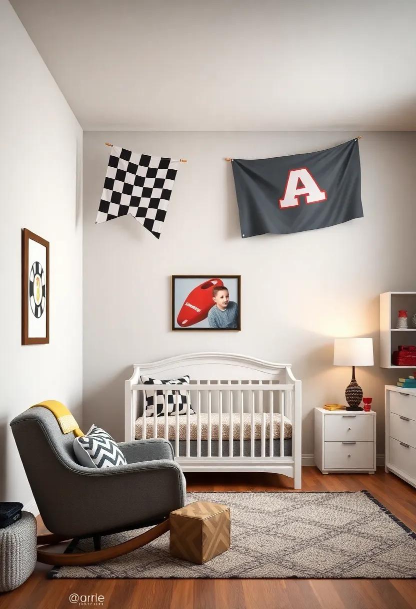 Personalized Racing Flags: Create customized racing flags with your ‌child's name or initials ​hanging on display, celebrating their ‌unique identity as a‍ future racer