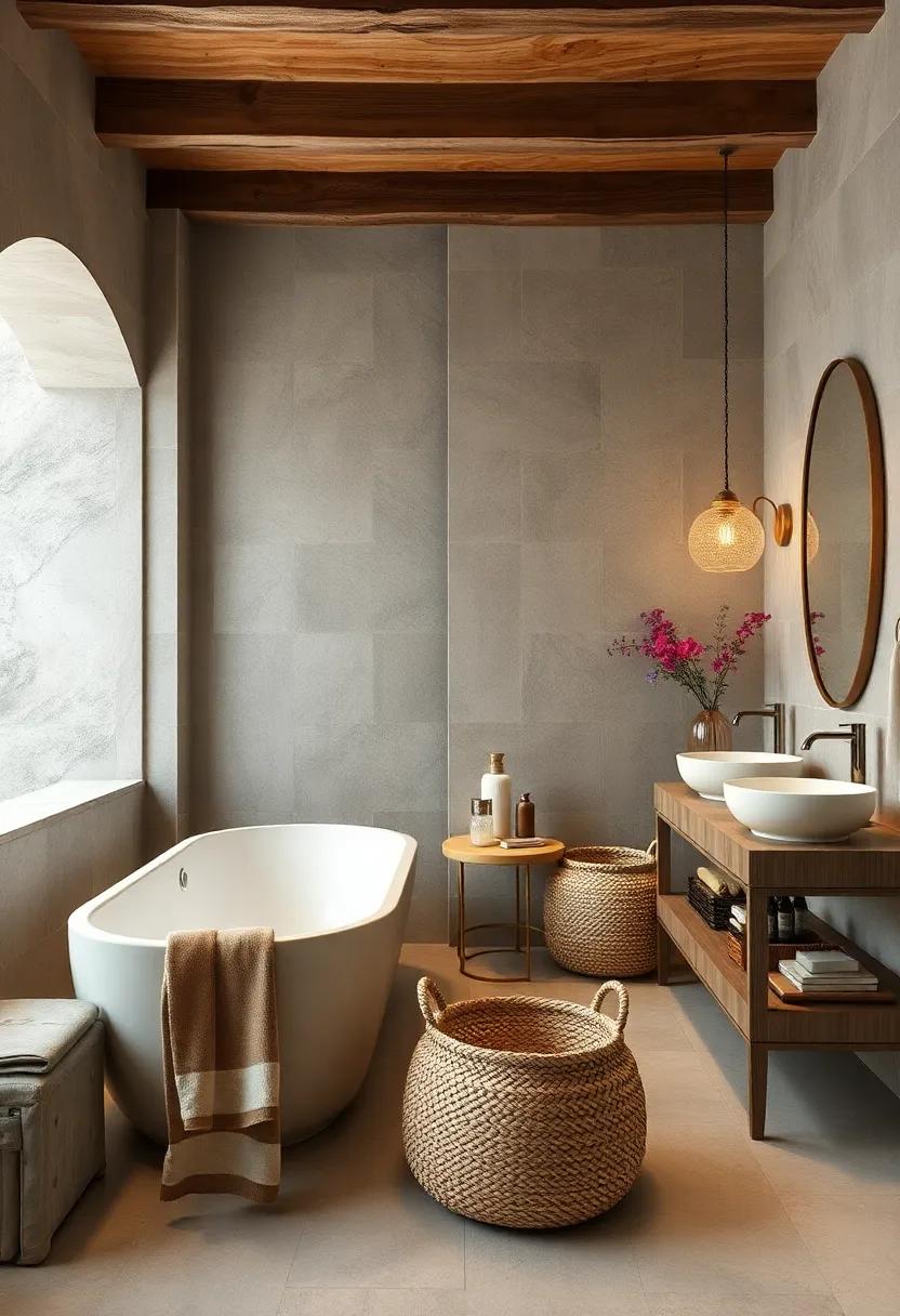 Accessorize ⁣with plush, ‍woven baskets ‍for storage, maintaining an organized space while reinforcing the rustic theme