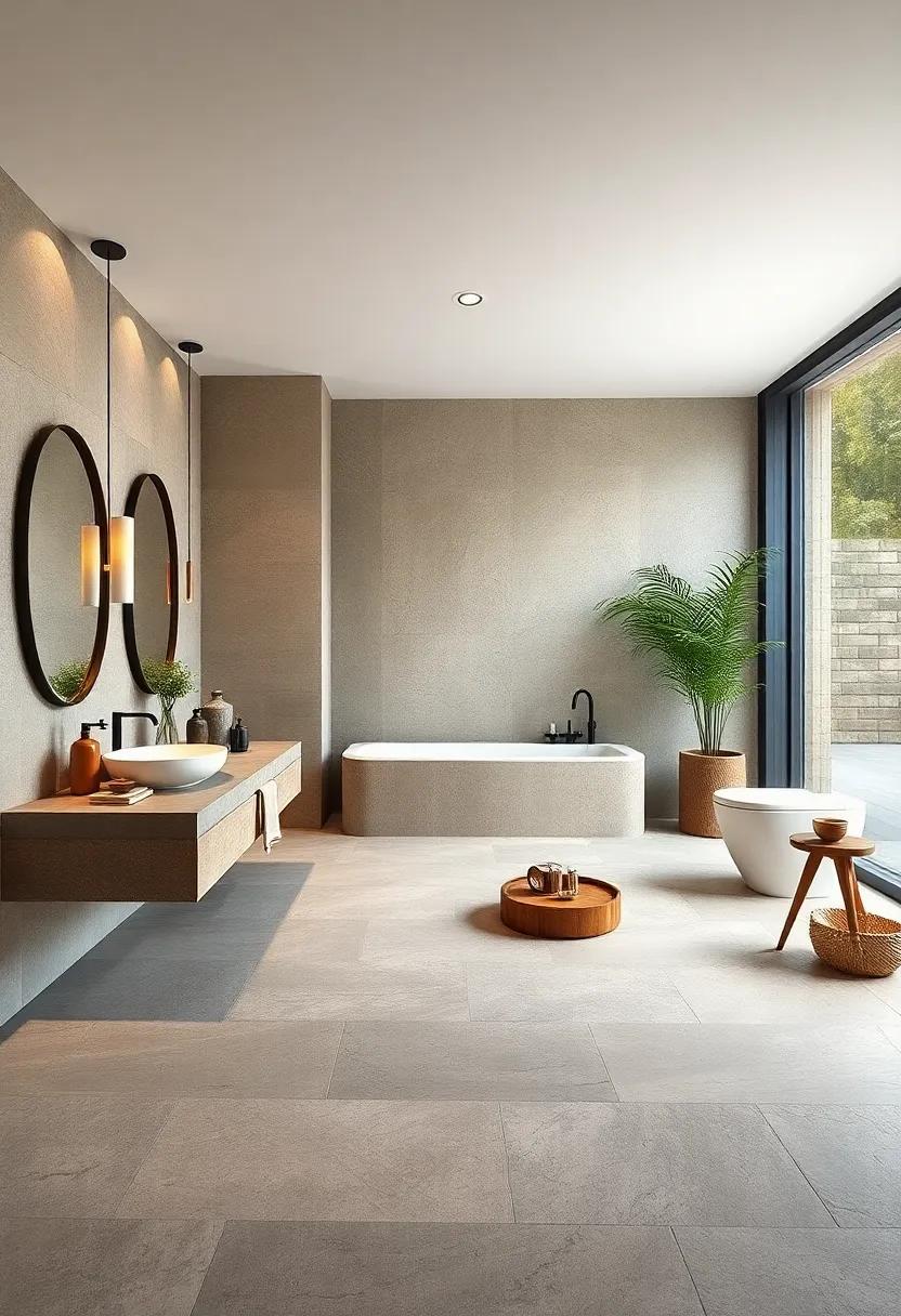 Use‌ oversized stone tiles ​to mimic the rugged⁢ beauty of ​nature ​while providing a sleek,elegant finish