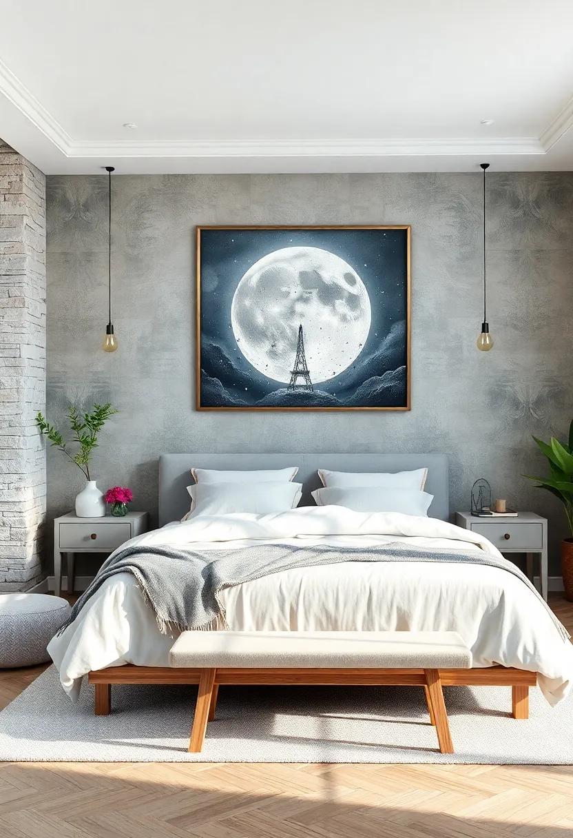 Celestial-Themed art: Complement a calming atmosphere with‍ prints⁢ featuring celestial motifs, such⁢ as stars and‍ moons, inviting dreams ⁤and tranquility into your​ space