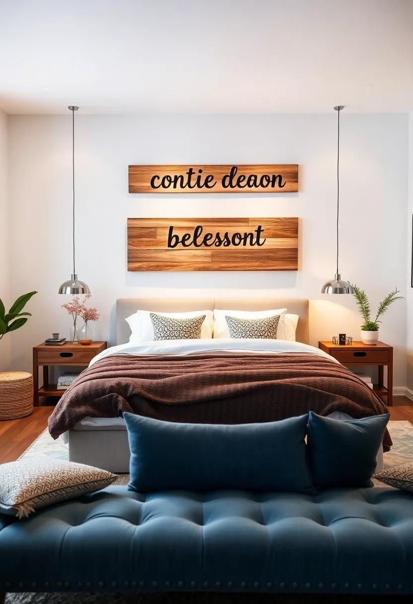 Rustic Wood Signs: Incorporate⁤ rustic wooden signs with inspirational words or phrases that bring warmth and character to your space