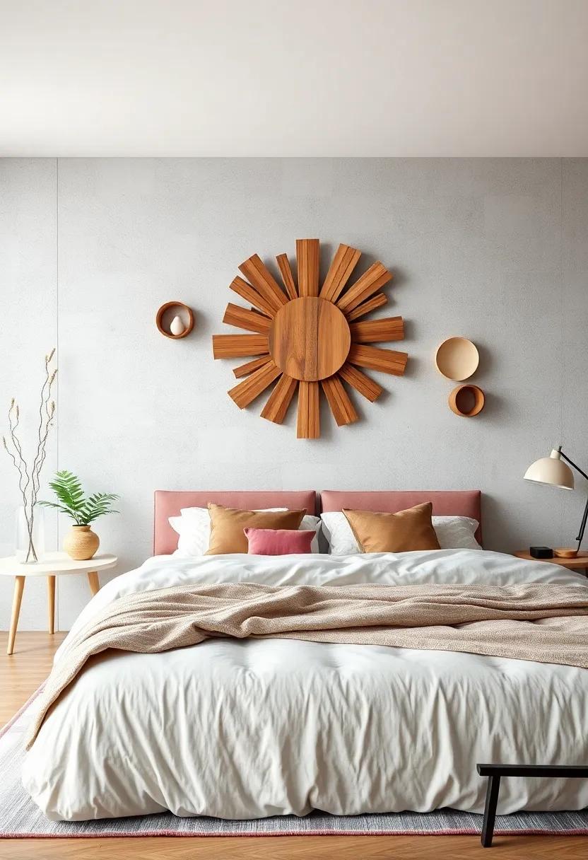 Textured Wall Sculptures:⁣ Utilize three-dimensional wall sculptures that⁢ incorporate ⁢wood or metal ⁢for an ⁤innovative and tactile ⁢experience