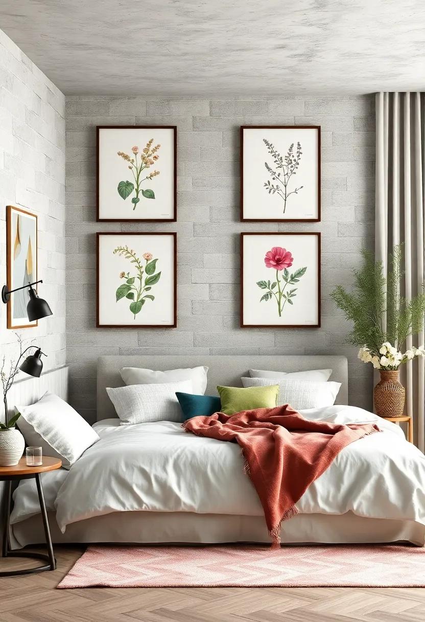 Vintage Scandinavian Botanical Illustrations: Bring ⁢a touch of nostalgia to your‌ bedroom with vintage-style botanical prints‍ that celebrate the flora ​of ‌the region